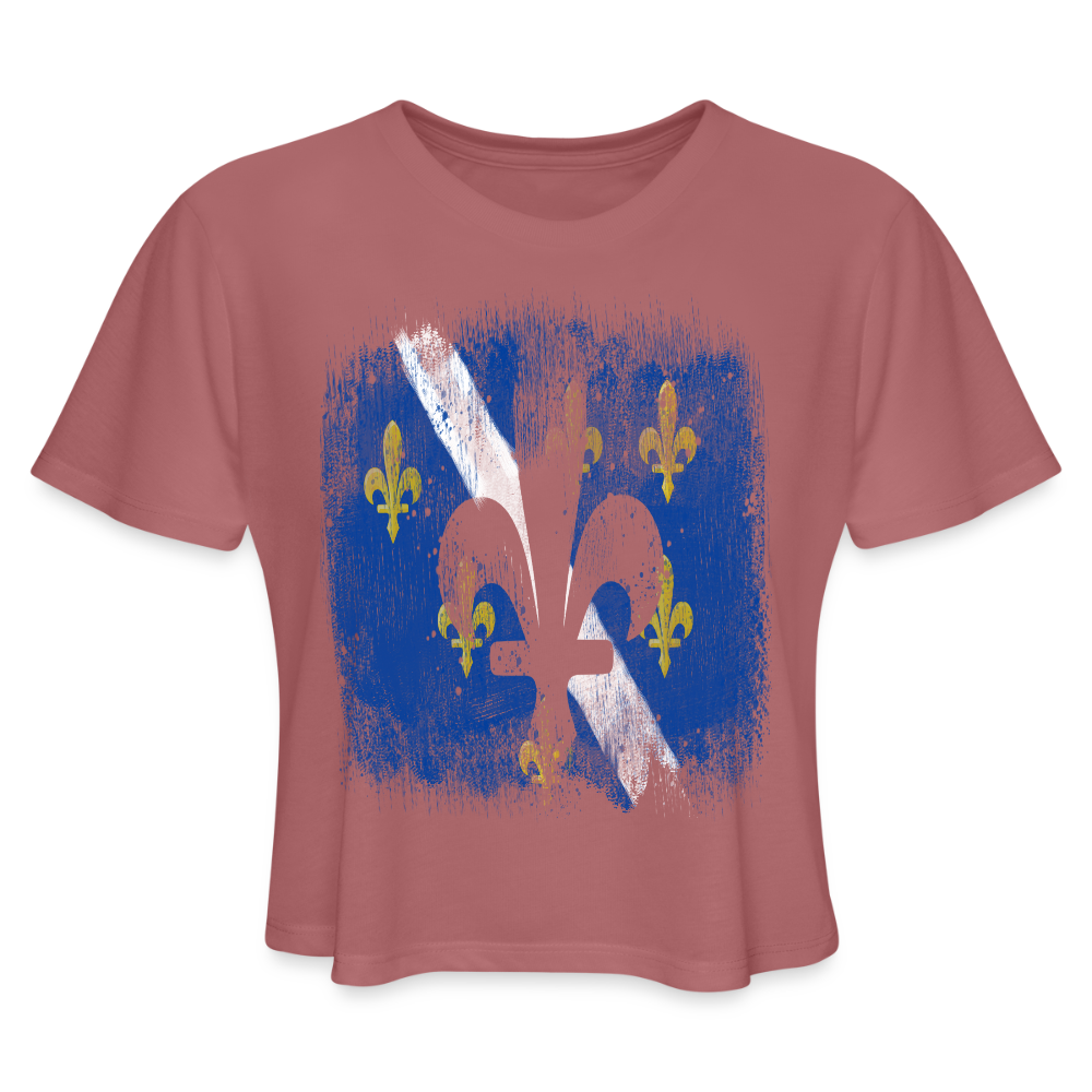 Ljiljan | Kratka zenska majica - mauve