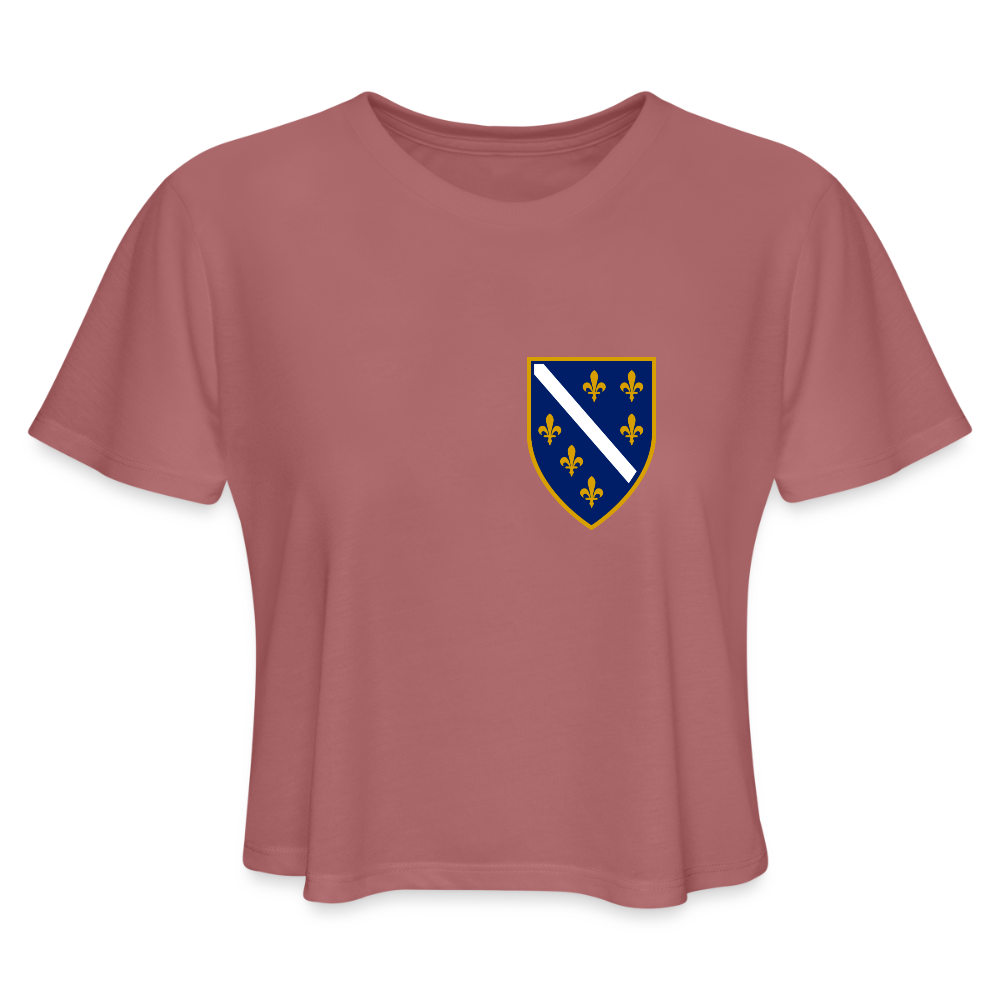 RBiH Na Srcu | Kratka zenska majica - mauve