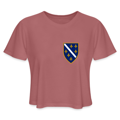 RBiH Na Srcu | Kratka zenska majica - mauve