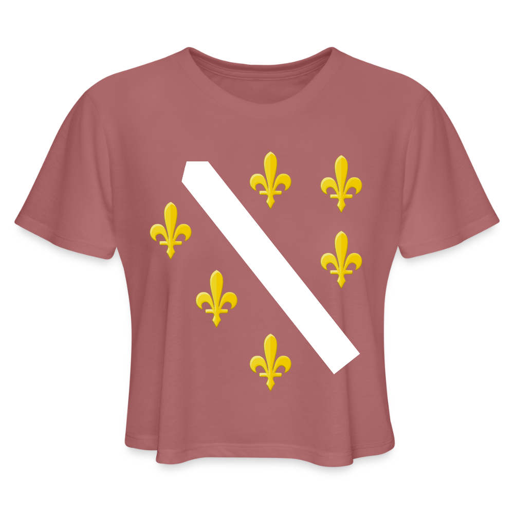 Ljiljani | Kratka zenska majica - mauve