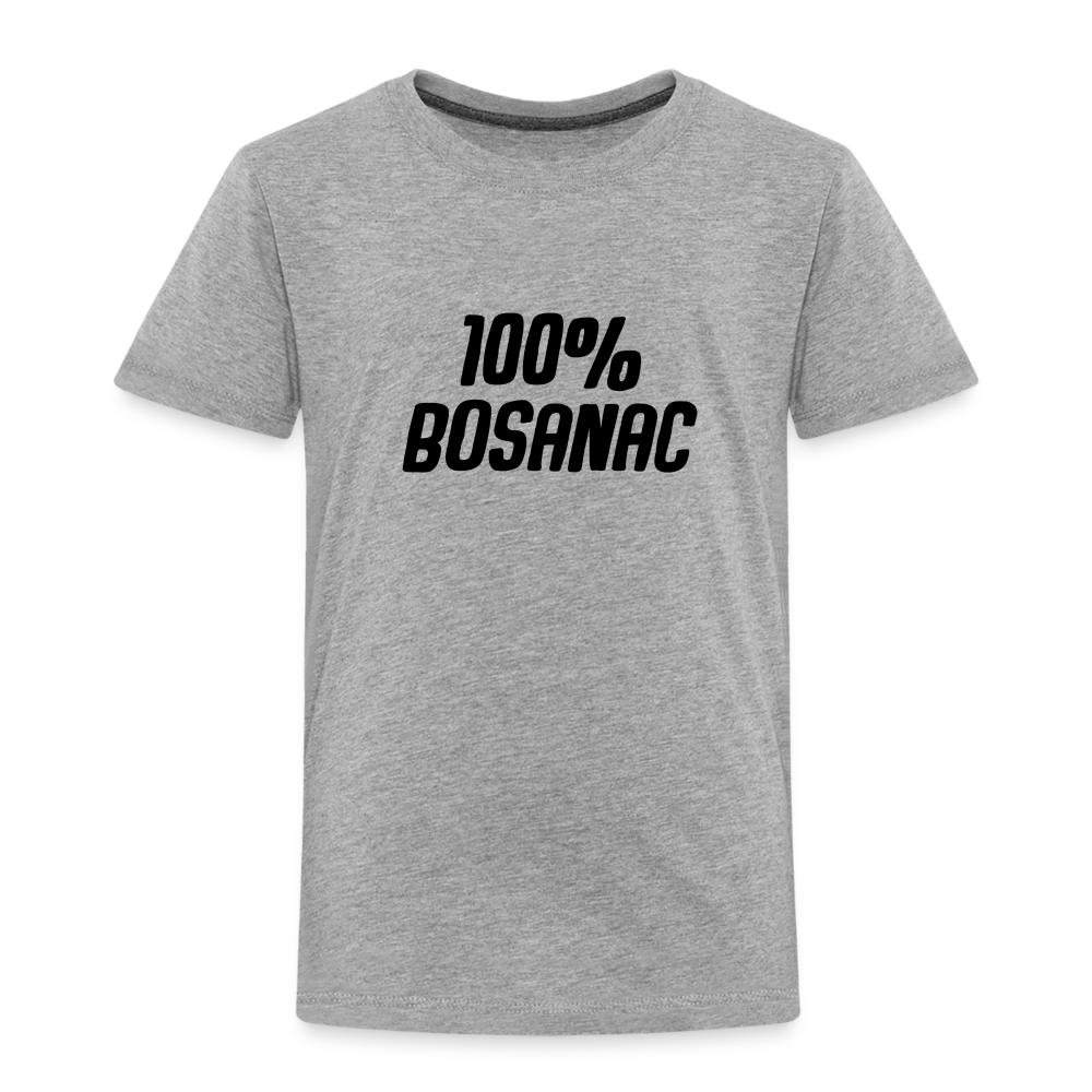 100% Bosanac | Djecija majica - heather gray