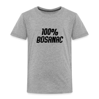 100% Bosanac | Djecija majica - heather gray