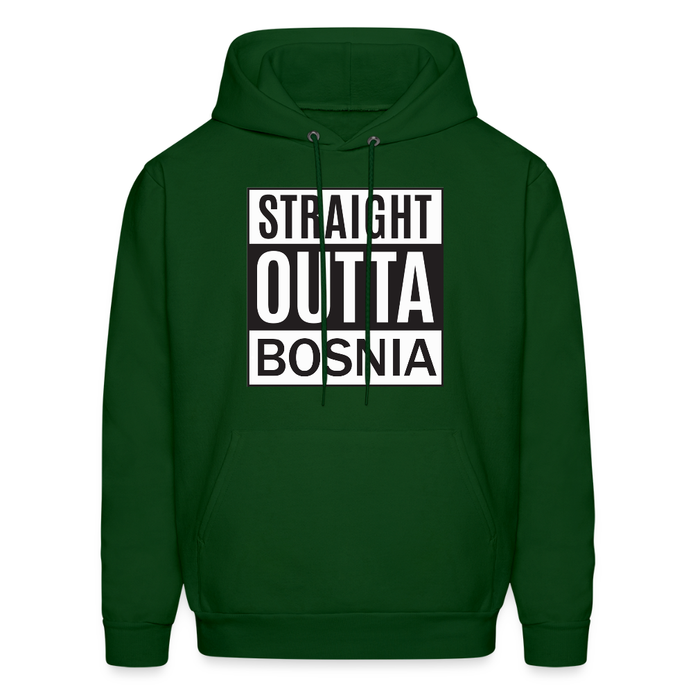 Straight Outta Bosnia | Premium Duks - forest green