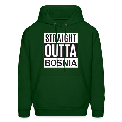 Straight Outta Bosnia | Premium Duks - forest green
