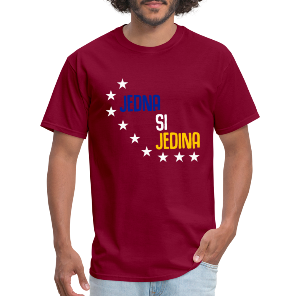 Jedna si jedina | Majica kratki rukav - burgundy