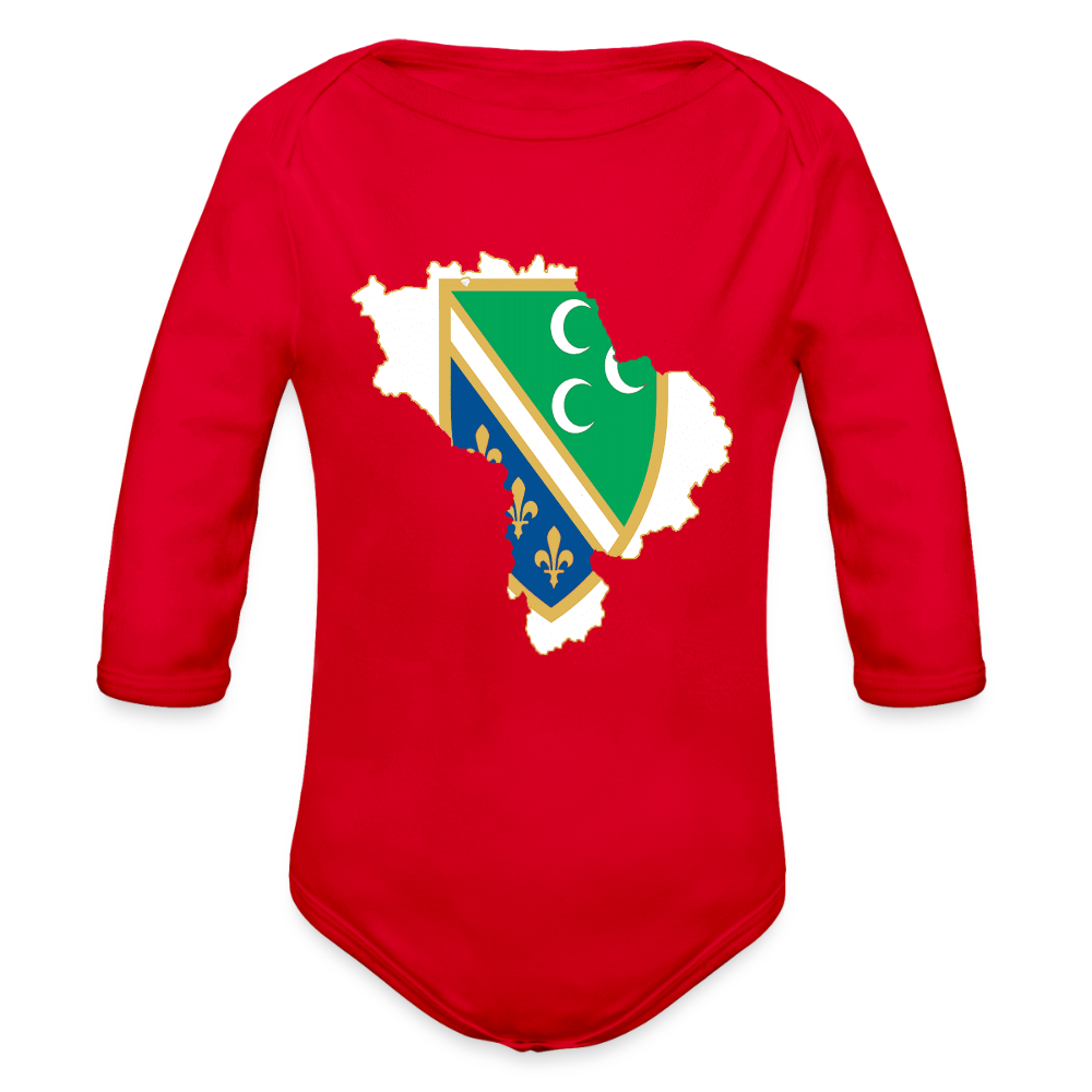 Sandžak | Bodi dugi rukav - red