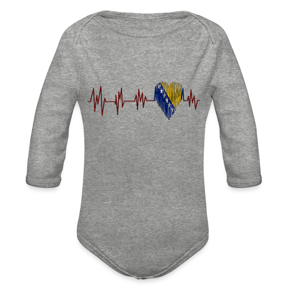 Krv Bosanksa | Bodi dugi rukav - heather grey