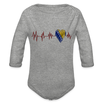 Krv Bosanksa | Bodi dugi rukav - heather grey