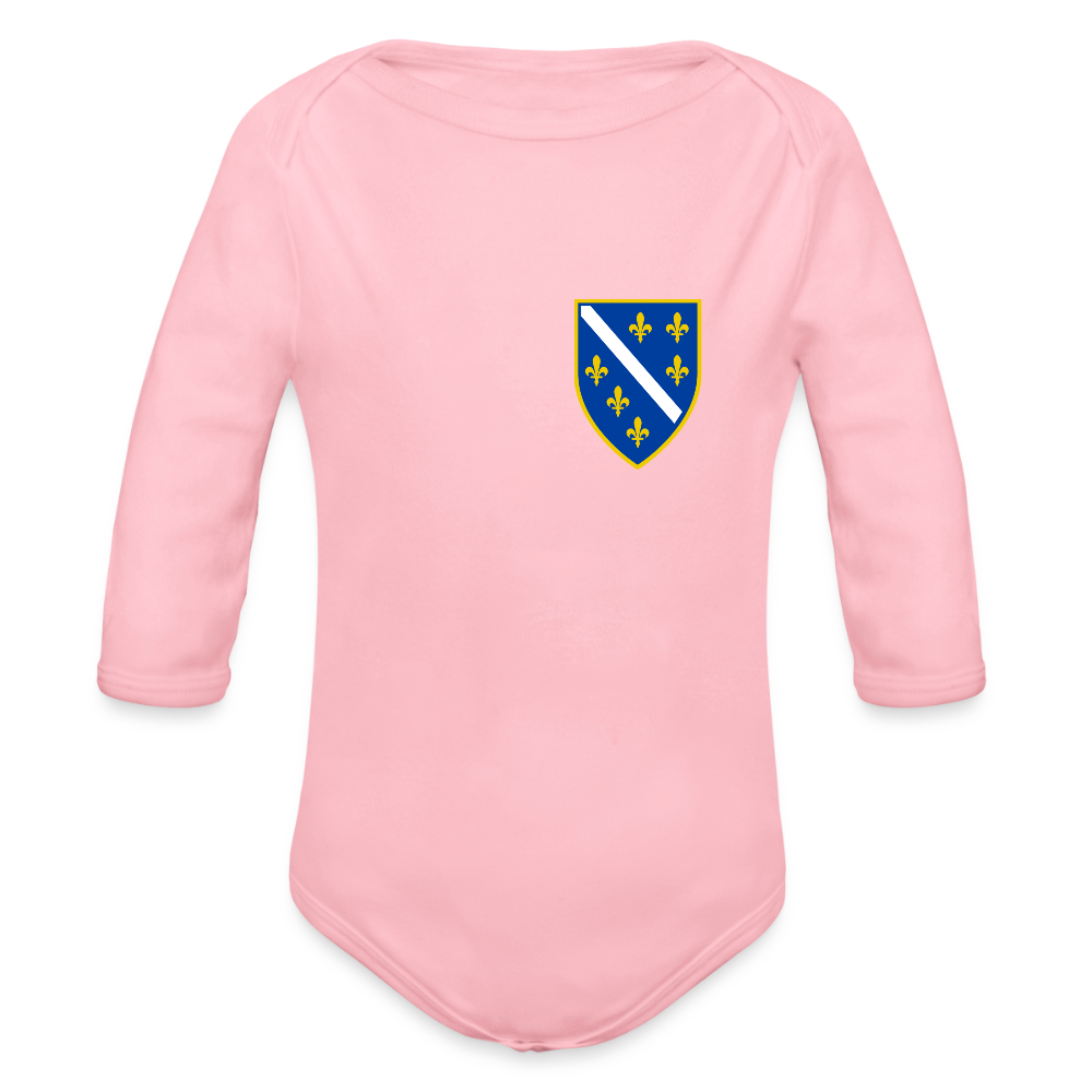 RBiH | Bodi dugi rukav - light pink