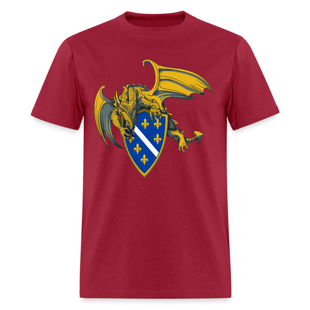 Zmaj Bosne | Majica kratki rukav - dark red