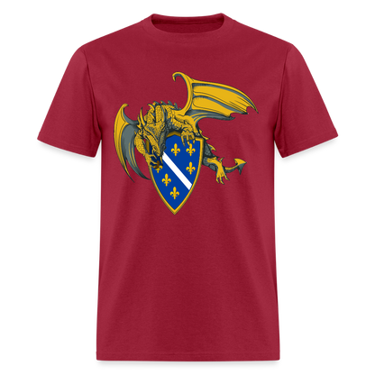Zmaj Bosne | Majica kratki rukav - dark red