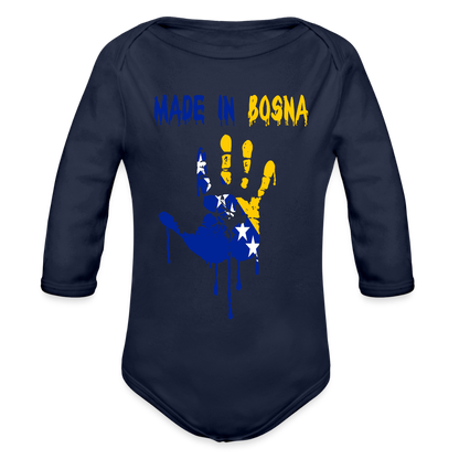 Made in Bosnia | Bodi dugi rukav - dark navy