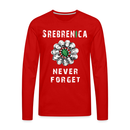 Srebrenica | Majica dugi rukav - red