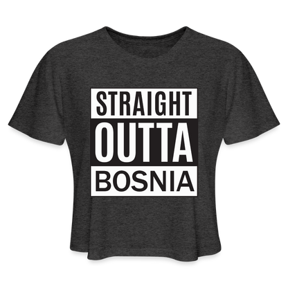 straight outta bosnia | kratka zenska majica – proizvod iz moja bosna shop