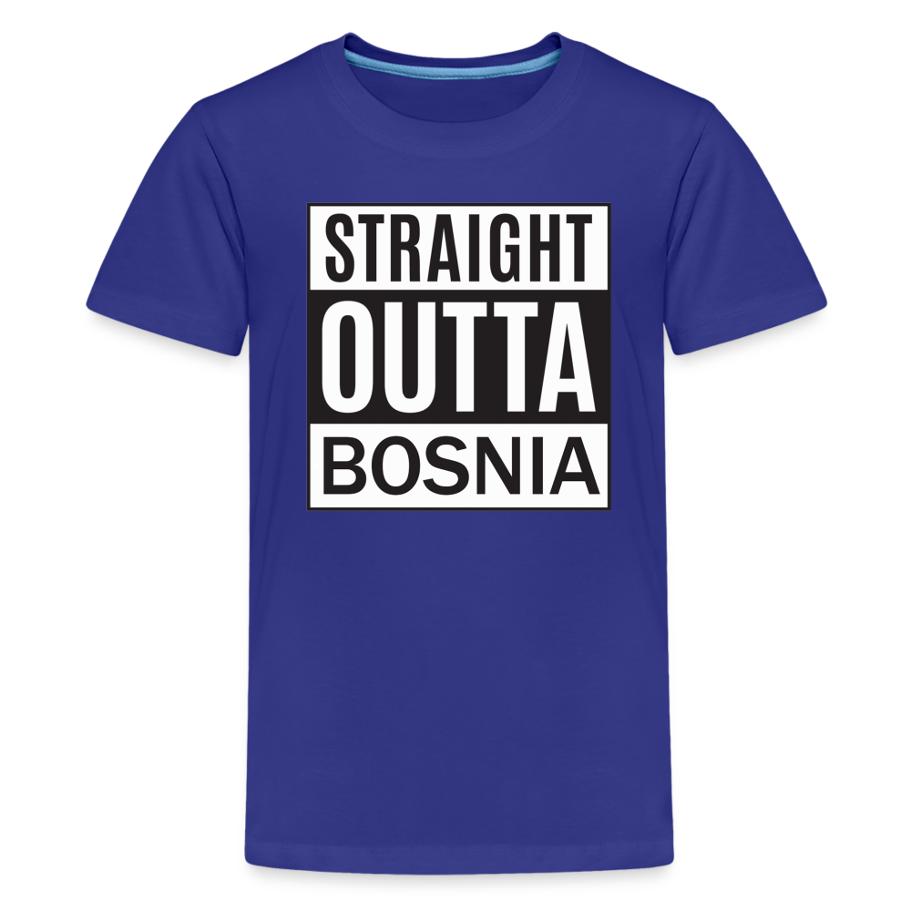 Straight outta Bosnia | Djecija majica - royal blue
