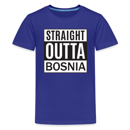 Straight outta Bosnia | Djecija majica - royal blue