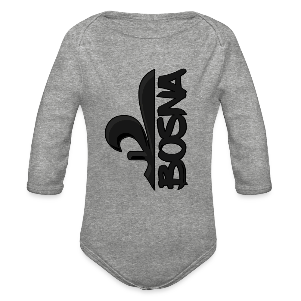 Ljiljan Bosanski | Bodi dugi rukav - heather grey