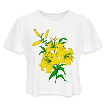 zlatni ljiljani | kratka zenska majica – proizvod iz moja bosna shop