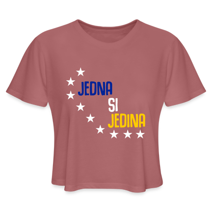 Jedna si Jedina | Kratka zenska majica - mauve