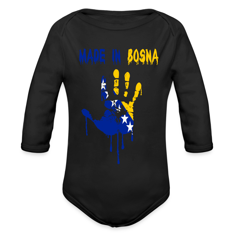 Made in Bosnia | Bodi dugi rukav - black