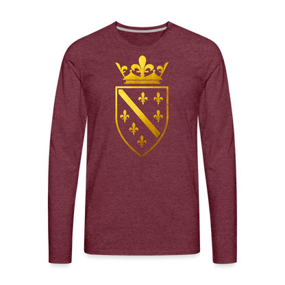 Zlatna Bosna | Majica dugi rukav - heather burgundy