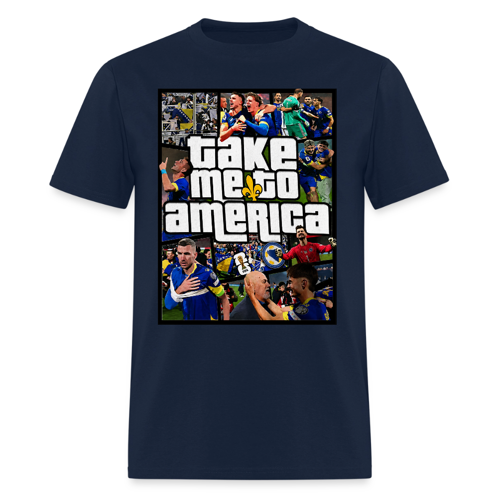 Take Me To America GTA | Majica Kratki Rukav - navy