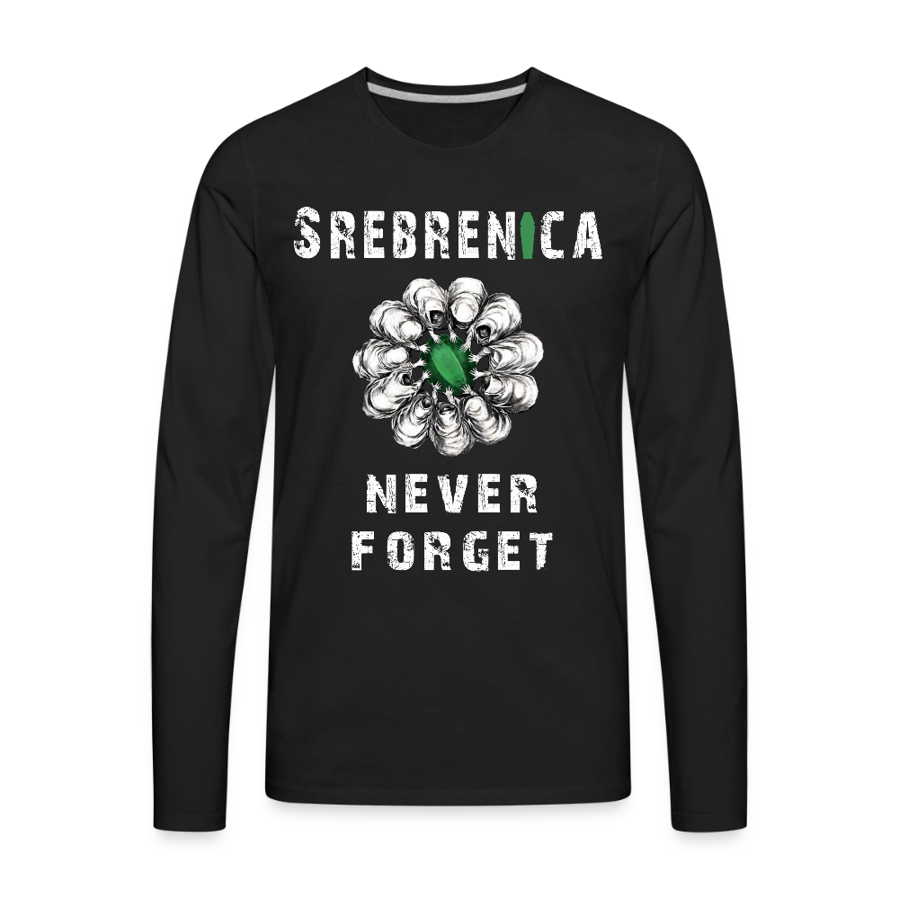 Srebrenica | Majica dugi rukav - black