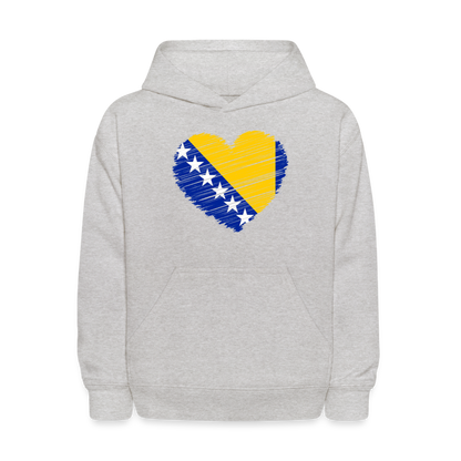Love Bosna | Djeciji duks - heather gray