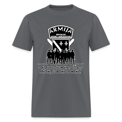 Armija BiH | Majica kratki rukav - charcoal