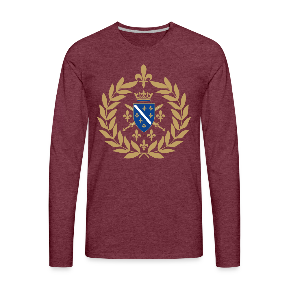 Bosna | Majica dugi rukav - heather burgundy