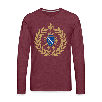 Bosna | Majica dugi rukav - heather burgundy