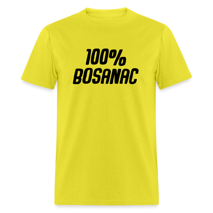 100% Bosanac | Majica kratki rukav - yellow