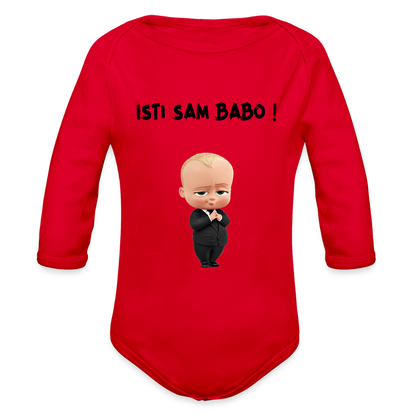 Isti sam Babo | Bodi dugi rukav - red