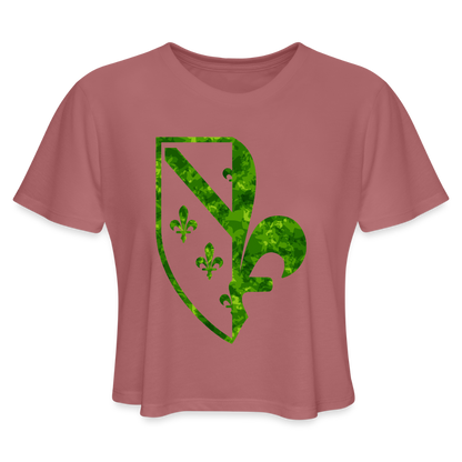 Ljiljani | Kratka zenska majica - mauve