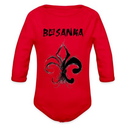 Bosanka | Bodi dugi rukav - red