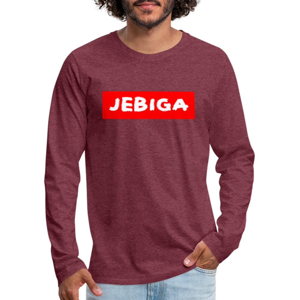 Jebiga | Majica dugi rukav - heather burgundy