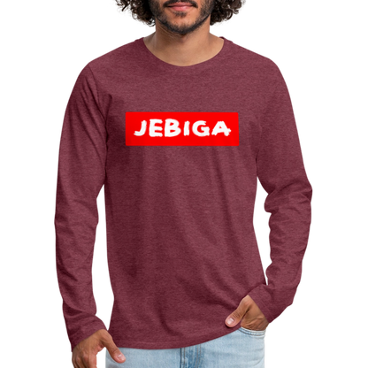 Jebiga | Majica dugi rukav - heather burgundy