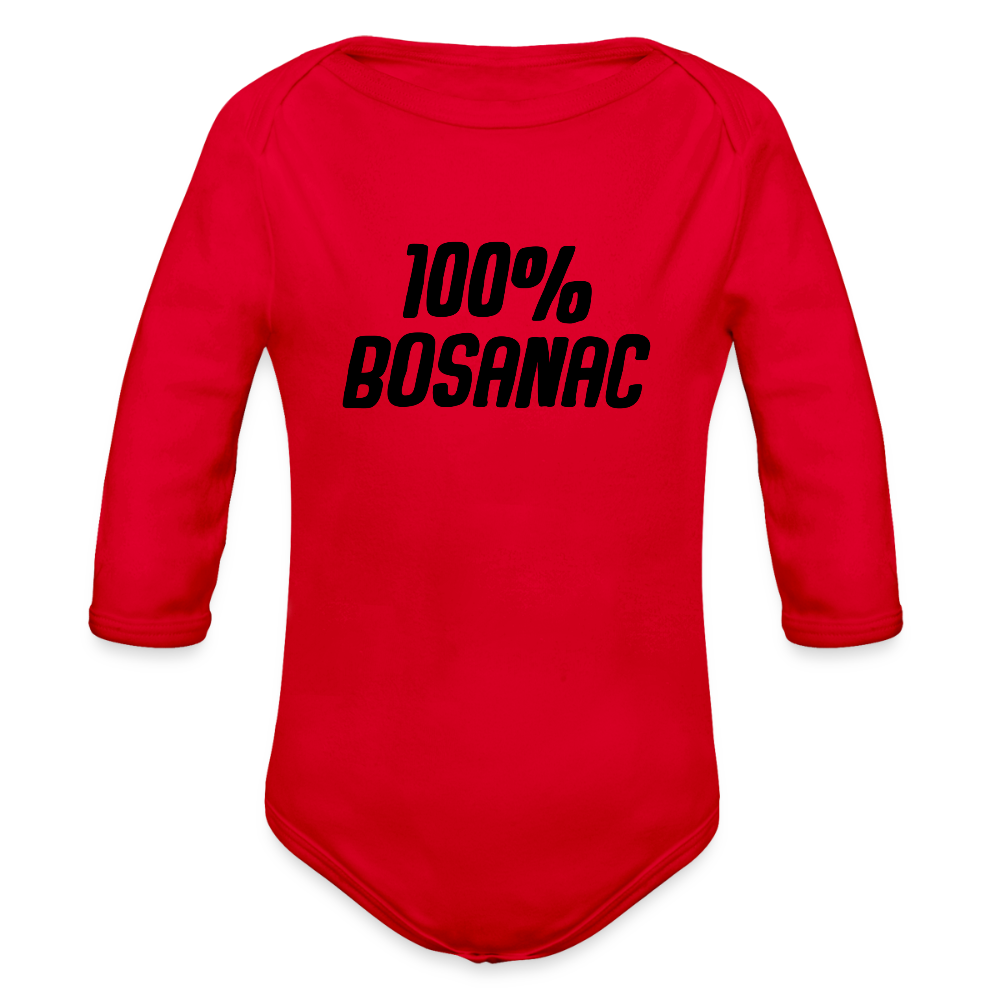 100% Bosanac | Bodi dugi rukav - red