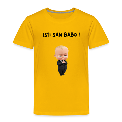 Isti sam babo | Djecija majica - sun yellow