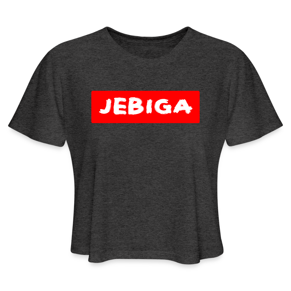 Jebiga | Kratka zenska majica - deep heather