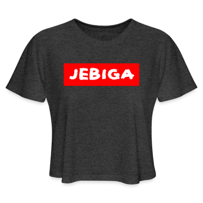 Jebiga | Kratka zenska majica - deep heather