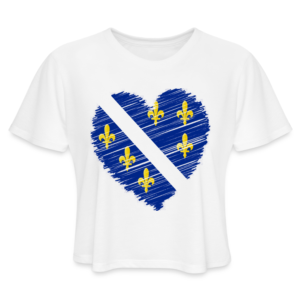 srce ljiljna | kratka zenska majica – proizvod iz moja bosna shop