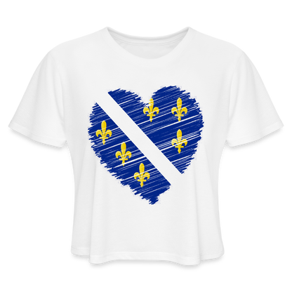 srce ljiljna | kratka zenska majica – proizvod iz moja bosna shop