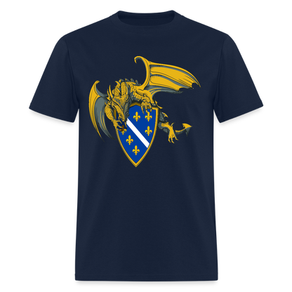Zmaj Bosne | Majica kratki rukav - navy