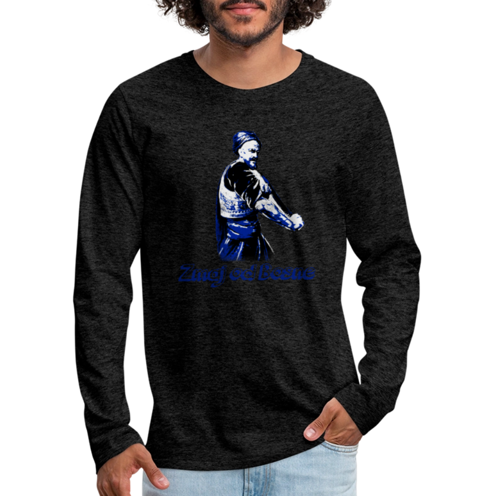 Zmaj od Bosne | Majica dugi rukav - charcoal grey