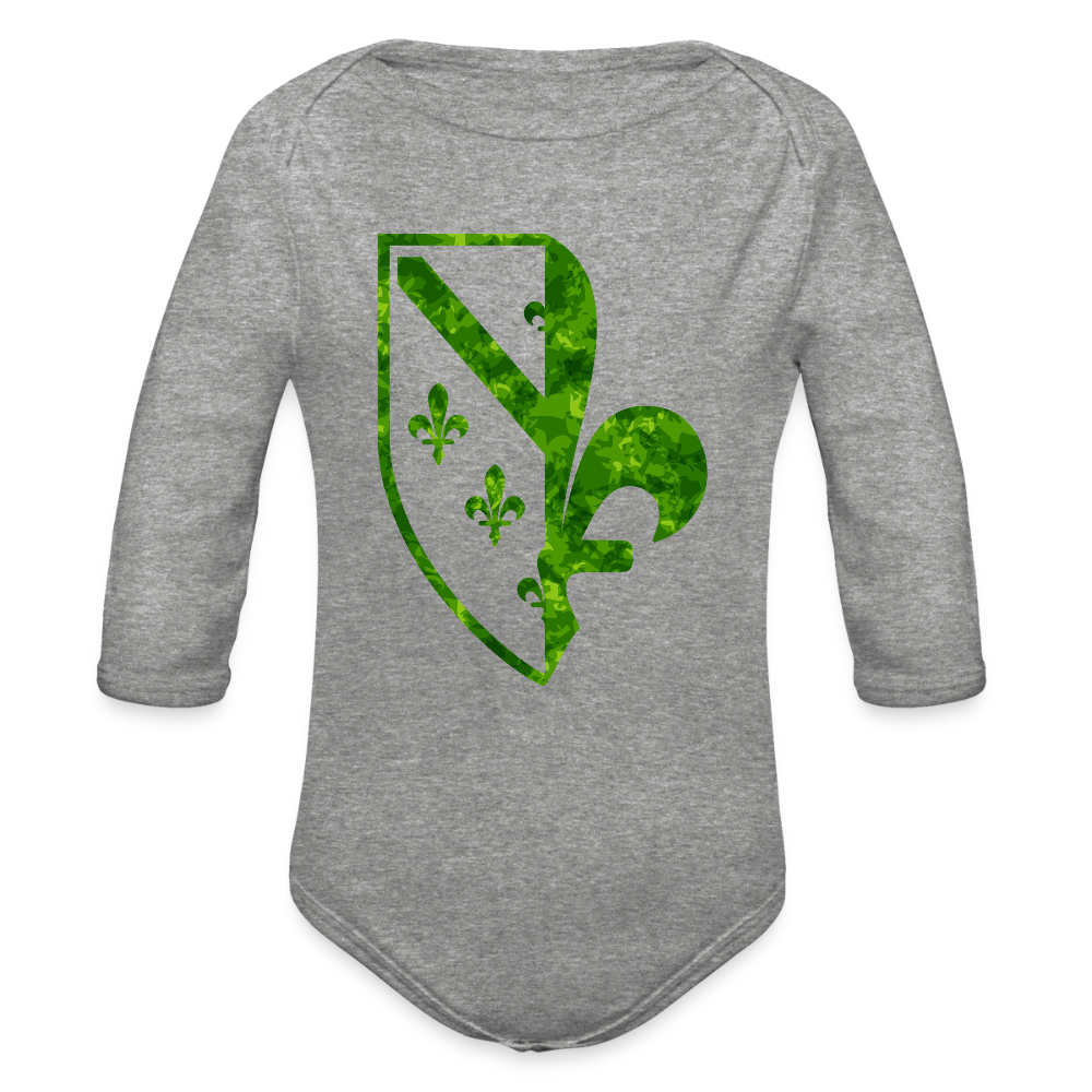 Ljiljani | Bodi dugi rukav - heather grey