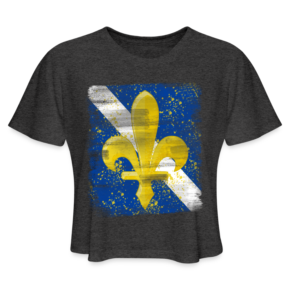 Ljiljan | Kratka zenska majica - deep heather