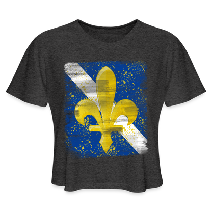 Ljiljan | Kratka zenska majica - deep heather