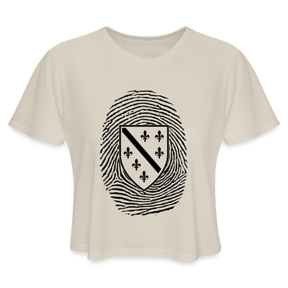 Otisak Bosanski | Kratka zenska majica - dust