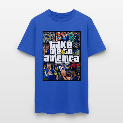 Take Me To America GTA | Majica Kratki Rukav - royal blue